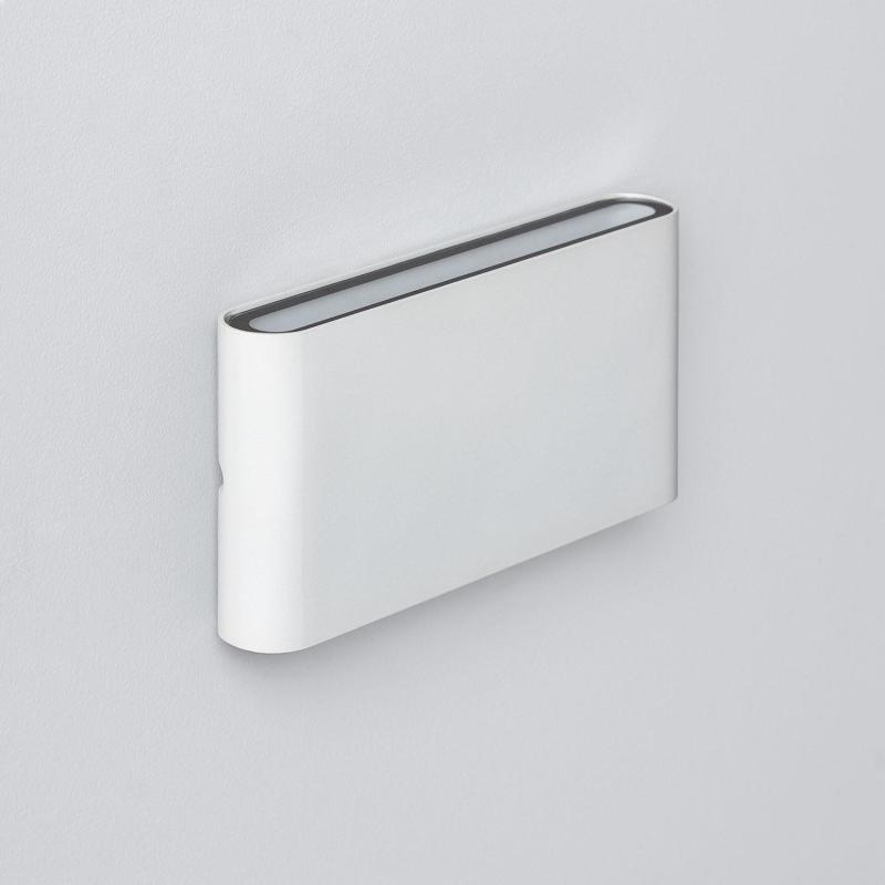 Producto de Aplique de Pared Exterior LED 12W Aluminio Rectangular Iluminación Doble Cara Luming Blanco