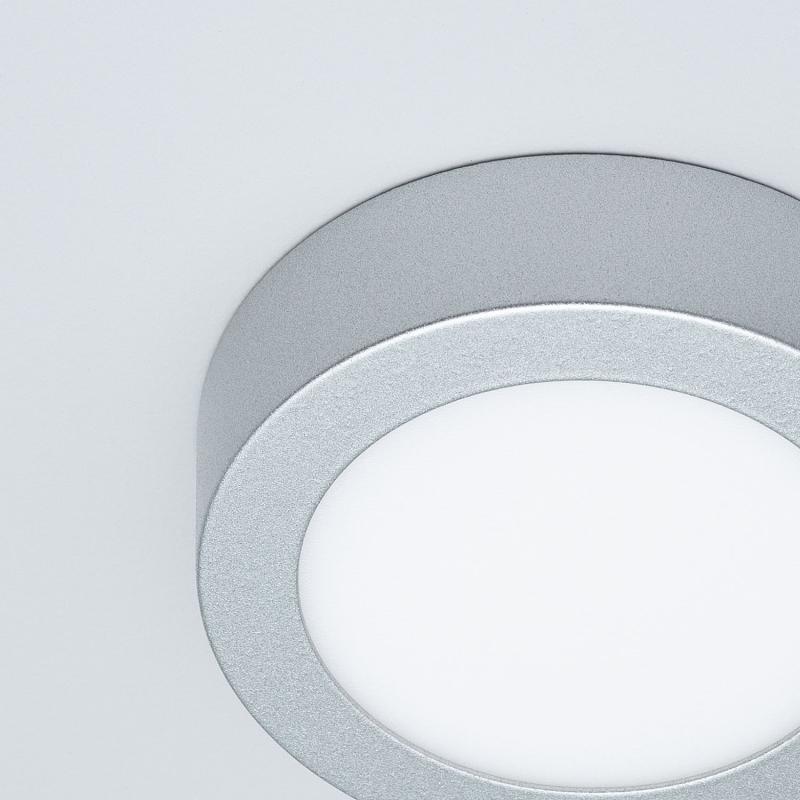 Producto de Plafón LED 6W Circular Aluminio Slim Ø110 mm CCT Seleccionable Galán SwitchDimm