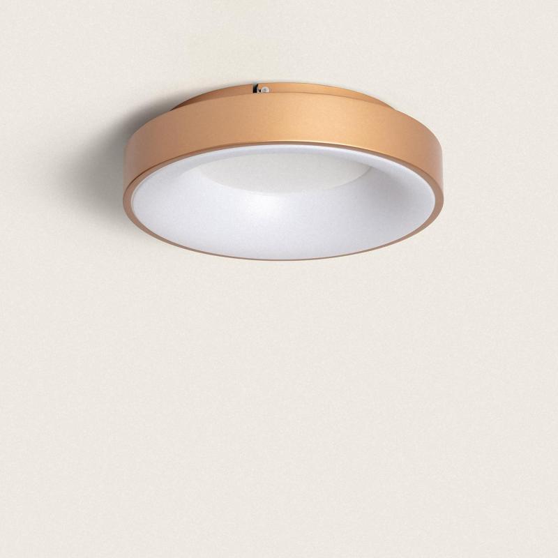 Produto de Plafon LED 30W Circular Metal Ø380 mm CCT Selecionável Jacob 