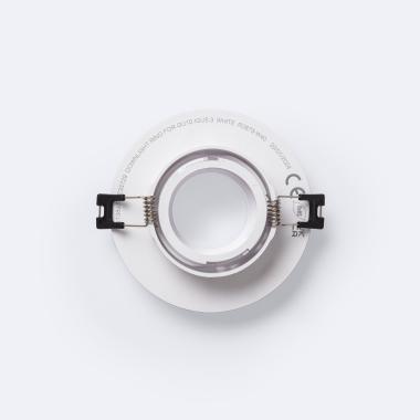 Producto de Aro Downlight Circular Basculante Bajo UGR para Bombilla LED GU10 / GU5.3 Corte Ø85mm Suefix