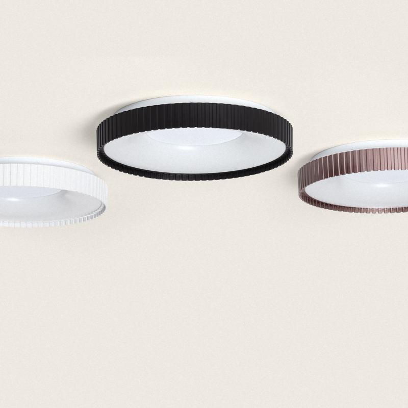 Produto de Plafón LED 24W Circular Metal CCT Selecionável Guerin