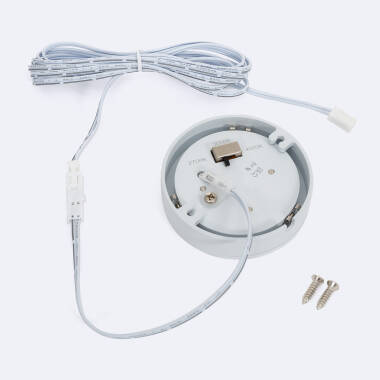 Producto de Downlight Plafón LED Bajo Mueble 3W 12V DC Circular  Ø70 mm Corte Ø57 mm