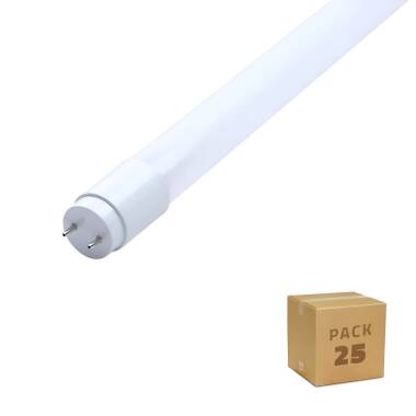 Tubo LED T8 G13 45 cm Nano PC Conexión un Lateral 7W 100 lm/W (Pack 25 un)