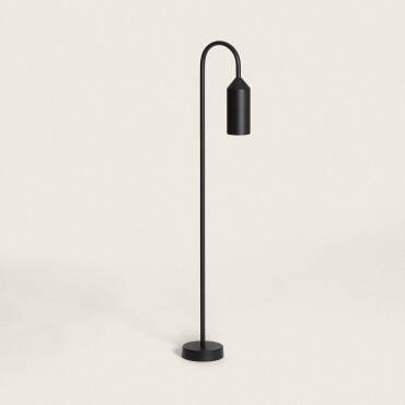 Baliza de Pé Exterior Alumínio 80cm Boukali Preto