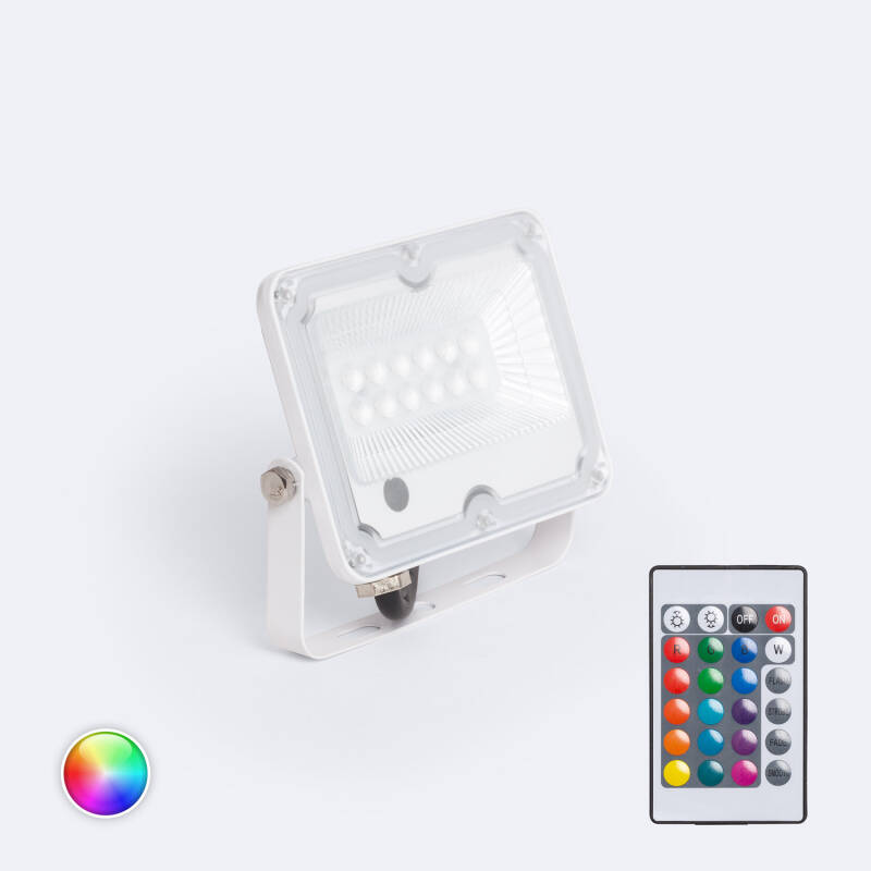 Produto de Foco Projetor LED 10W RGB IP65 S2 Pro com Comando IR