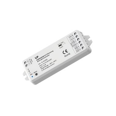 Controlador Regulador LED 12/24V DC para Tira LED Monocolor/CCT/RGB/RGBW compatible con Mando RF