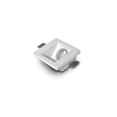 Aro Downlight Integración Escayola/Pladur Cuadrado Accent para Bombilla LED GU10 / GU5.3  Corte 123x123 mm UGR17