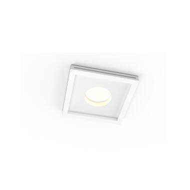 Aro Downlight Integración Escayola/Pladur para Bombilla LED GU10 / GU5.3  Corte 125x125 mm UGR17
