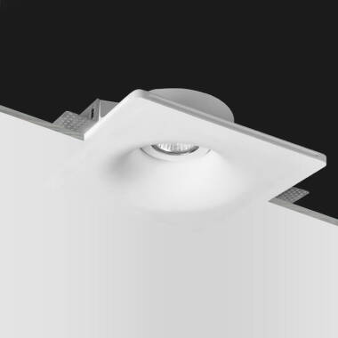 Producto de Aro Downlight Integración Escayola/Pladur para Bombilla LED GU10 / GU5.3  Corte 207x207 mm UGR17