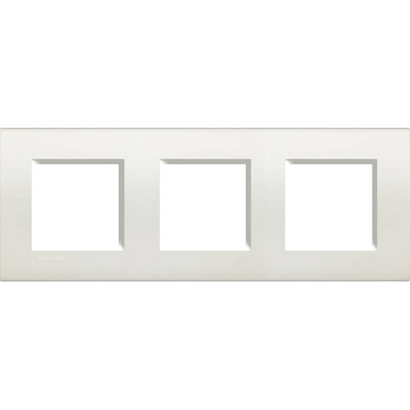 Producto de Marco Cuadrado 3x2 Módulos BTicino Living Light LNA4802M3BI