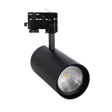 Foco LED d'Angelo Preto 40W CCT LIFUD 15-36º Frost para Carril Trifásico