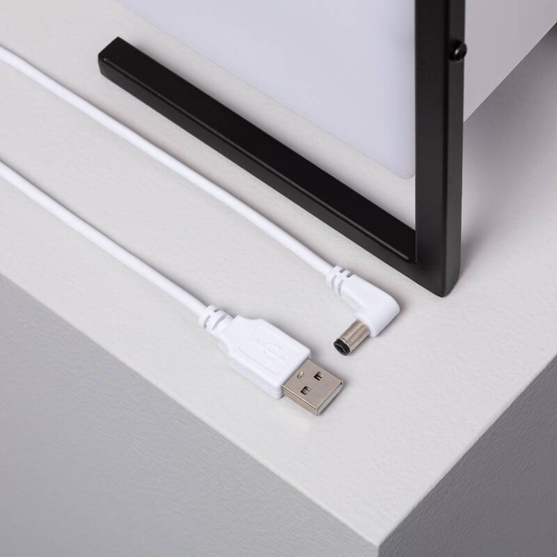 Produto de Candeeiro de mesa LED Portátil Tiber 2,5W para uso exterior com Bateria recarregável USB