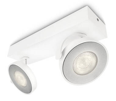 Producto de Lámpara de Techo LED Regulable 2x4.5W PHILIPS Clockwork