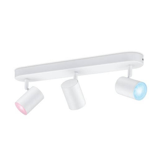 Producto de Lámpara de Techo LED Regulable CCT Smart WiFi+Bluetooth 4.9W Tres Focos WiZ Imageo