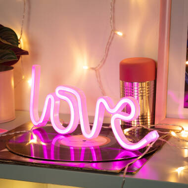 Producto de Neón LED Love con Batería