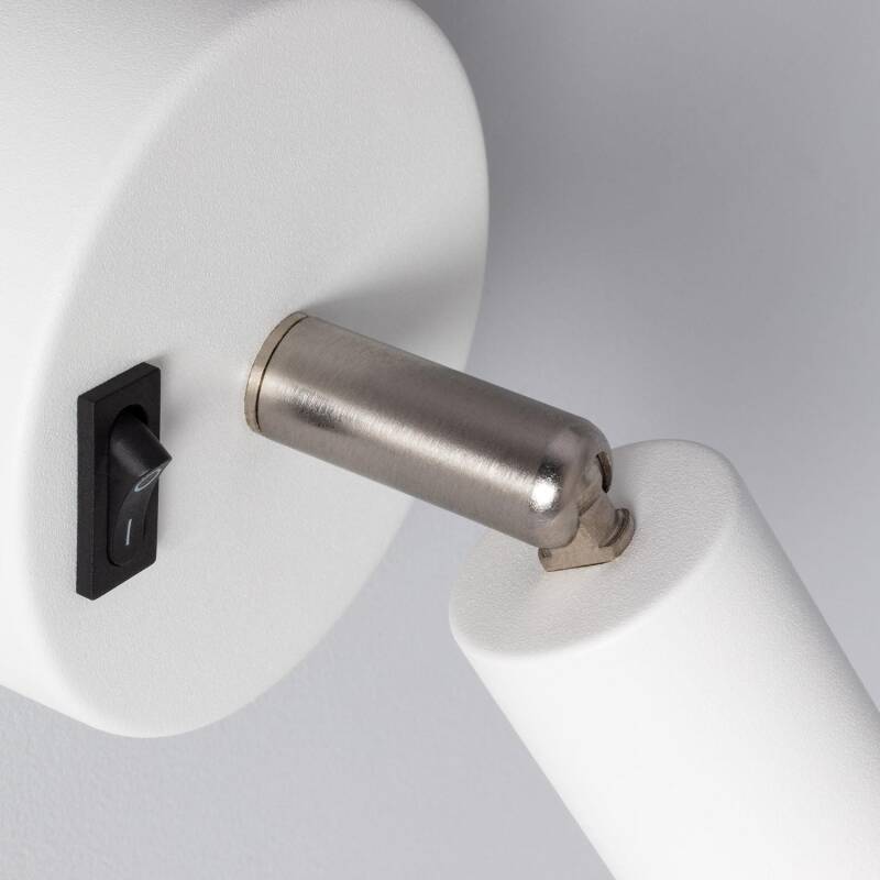 Producto de Lámpara de Pared Aluminio Orientable con Interruptor 1 Foco Oasis Blanco