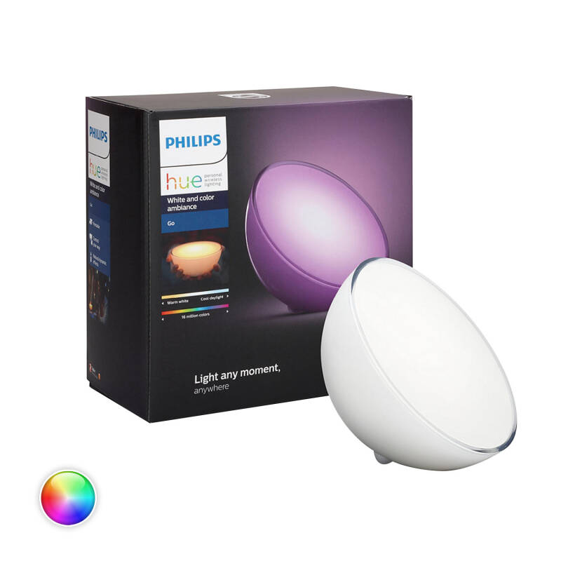 Producto de Lámpara de Mesa LED Portátil White Color 6W PHILIPS Hue Go