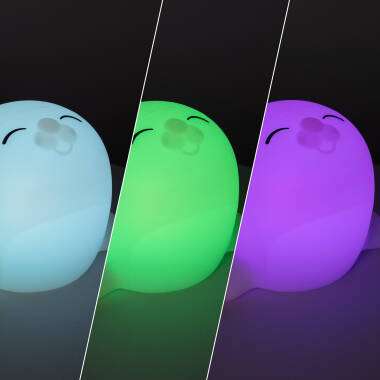 Producto de Luz Quitamiedos LED Foca RGB Silicona IP67