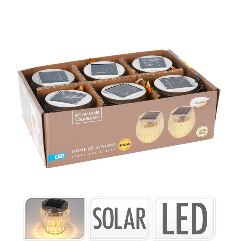 Producto de Tarro de Cristal LED Solar Kesia