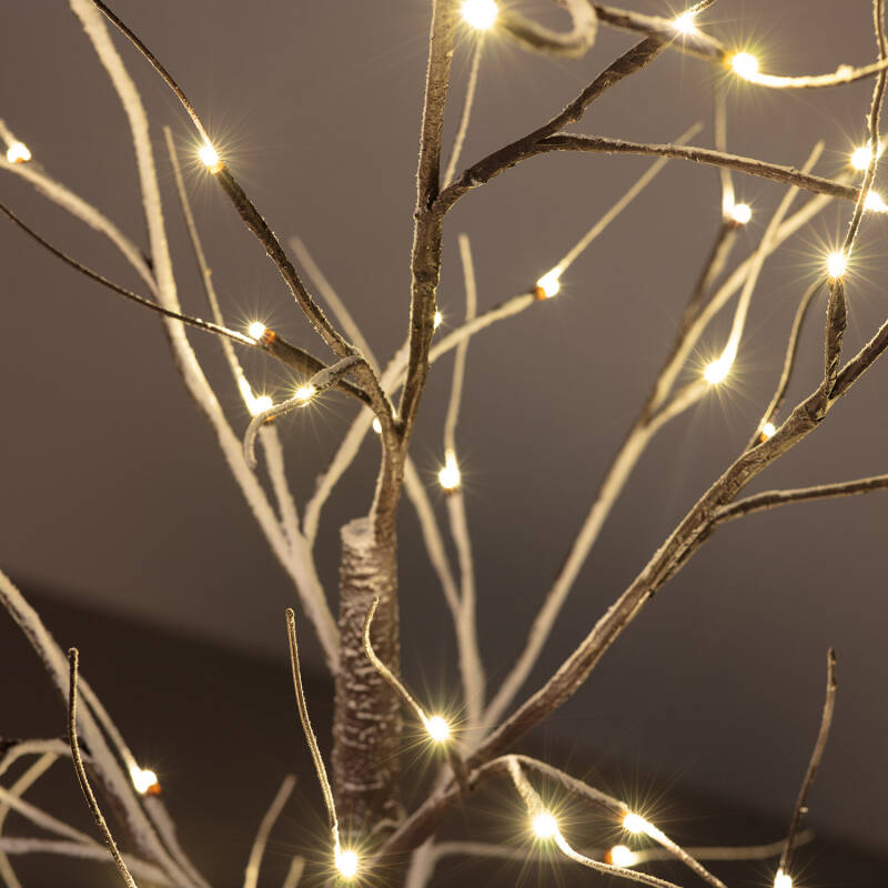 Producto de Árbol de Navidad 64 LED 150 cm Blanco Cálido