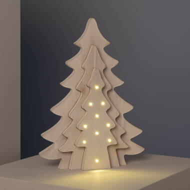 Produto de Árvore de Natal LED Madeira à Pilhas Kolm 