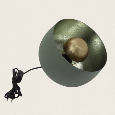 Candeeiro de Mesa Metal Sohail Verde Camo