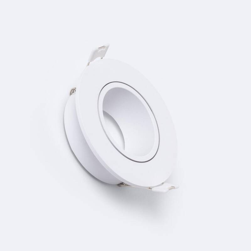 Producto de Aro Downlight Circular Basculante para Bombilla LED  GU10 / GU5.3 Corte Ø 75 mm