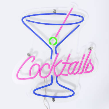 Letreiro Neon LED Cocktails