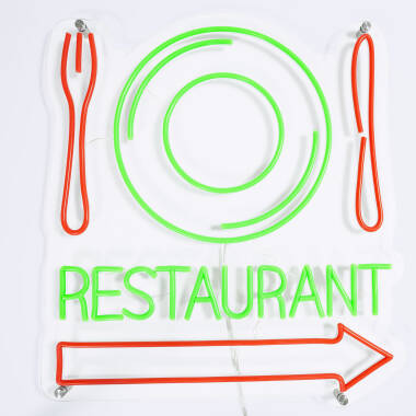 Letreiro Neon LED Restaurant
