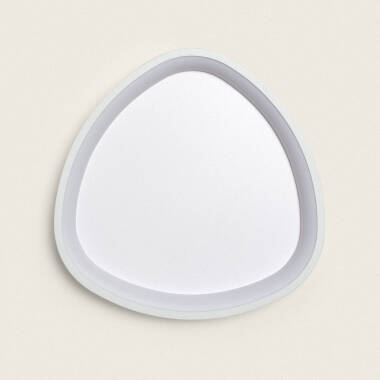 Produto de Plafon LED 20W Oval Metal Ø420 mm CCT Selecionável Owen