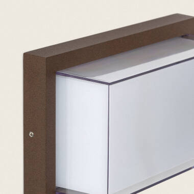 Producto de Aplique de Pared Exterior LED 12W Aluminio CCT Seleccionable Doble Difusor Caelia