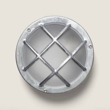 Producto de Plafón Circular para Exterior Ø200 mm Hublot Acero Galvanizado Coastal Fjord