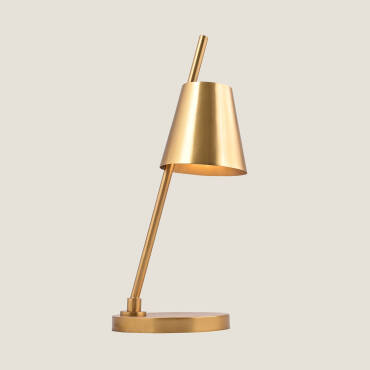 Candeeiro de Mesa Metal Bardney Dourado