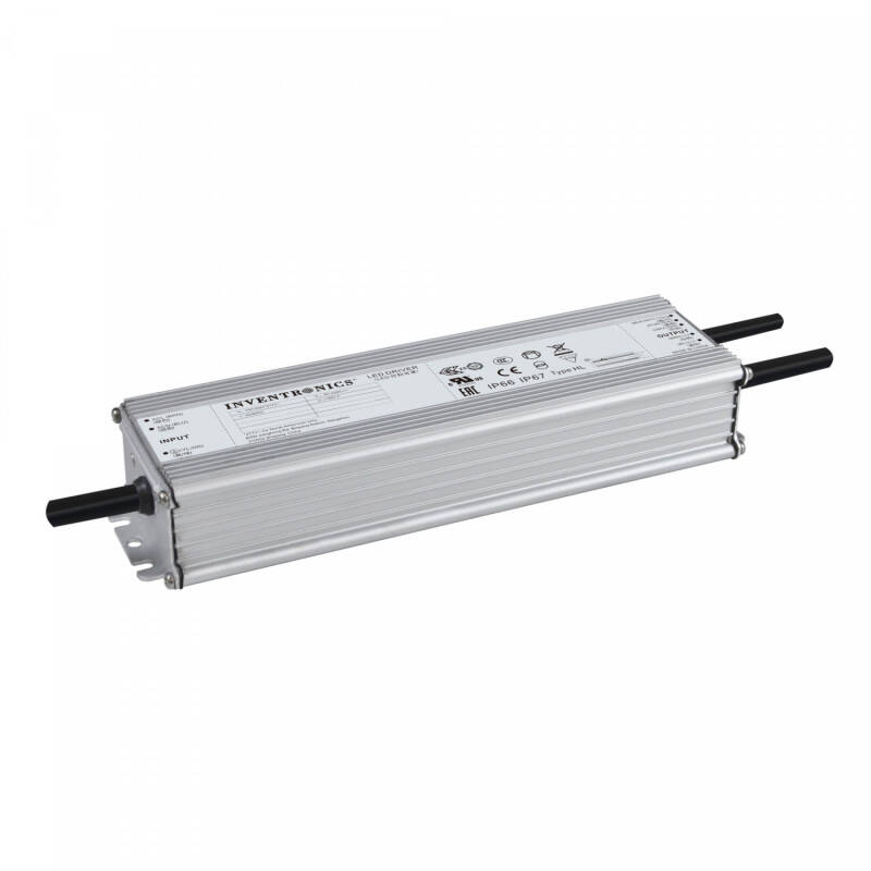 Produto de Driver INVENTRONICS Regulável DALI-2 IP67 220-240V Saída 21-60VDC 5350-7600mA 320W EUM-320S760BG