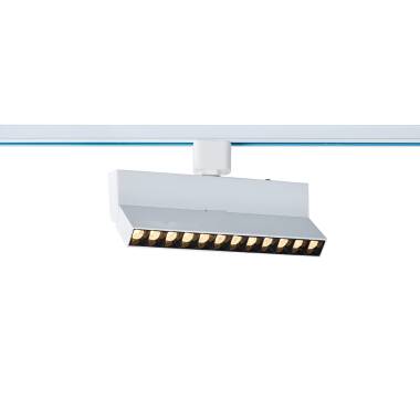 Foco Carril Lineal LED Monofásico 12W Regulable CCT Seleccionable No Flicker Elegant Optic Blanco