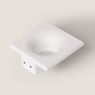 Aro Downlight Integración Escayola/Pladur para Bombilla LED GU10 / GU5.3  Corte 120x120 mm