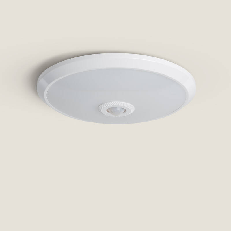 Producto de Plafón LED Techo 15W con Sensor de Movimiento PIR y Crepuscular Design