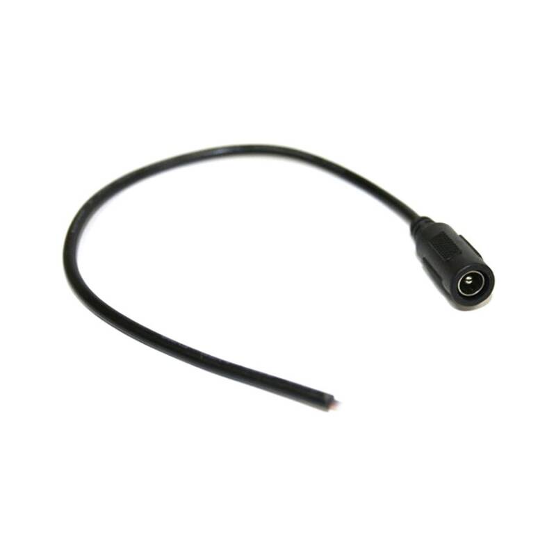 Producto de Cable Conexión Jack Hembra Tira LED 12/24V Negro