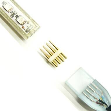 Producto de Conector 4 PIN Tira LED RGB 220V AC Corte cada 25cm/100 cm