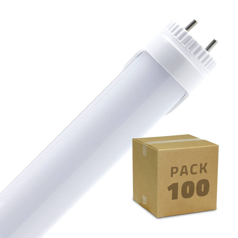 Produto de Tubo LED T8 G13 150 cm Alumínio Conexão Uni-Lateral 24W 120lm/W Branco Quente (Pack 100 un)