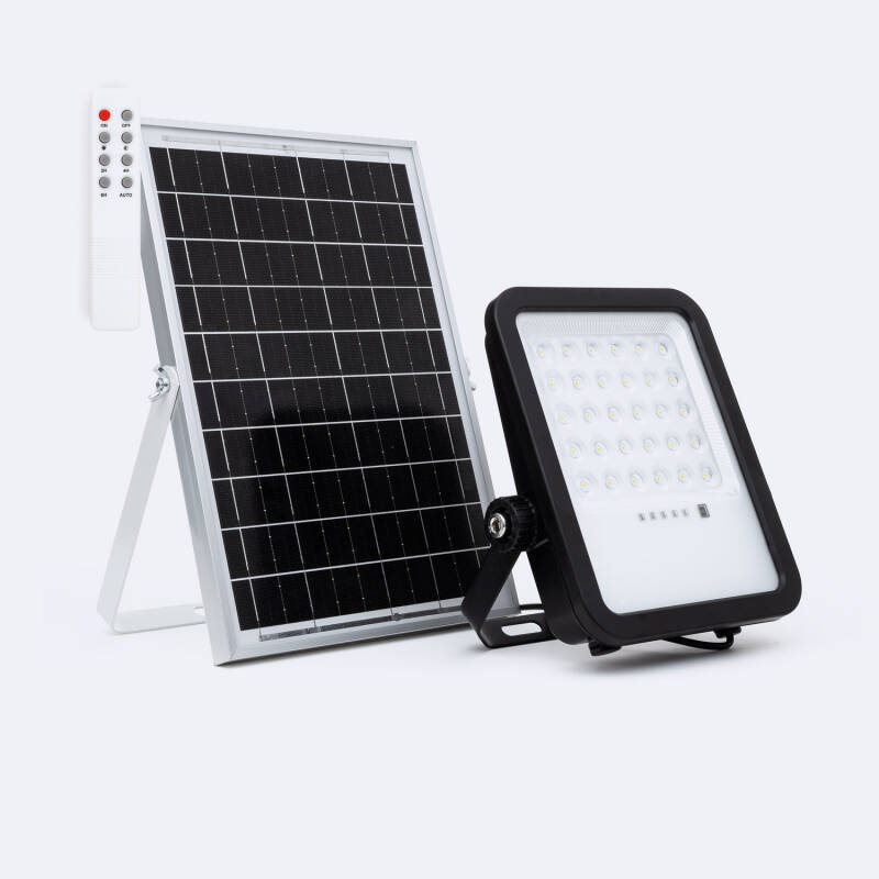 Producto de Foco Solar Exterior LED Nurda 10W 1200 lm IP65 con Control Remoto