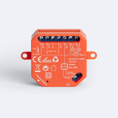 Produto de Interruptor Persianas WiFi ZigBee