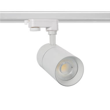 Foco LED New Mallet 20W Regulável No Flicker CCT Seleccionável para Carril Trifásico (UGR 15)