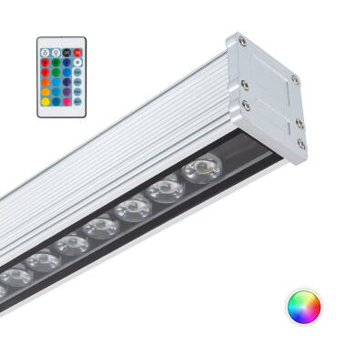 Bañador de Pared LED RGB 36W IP65 1000mm