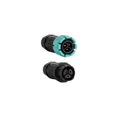 Producto de Conector de Cable Estanco Conexión Macho Hembra 3 Pines 0.5-2.5mm² IP68