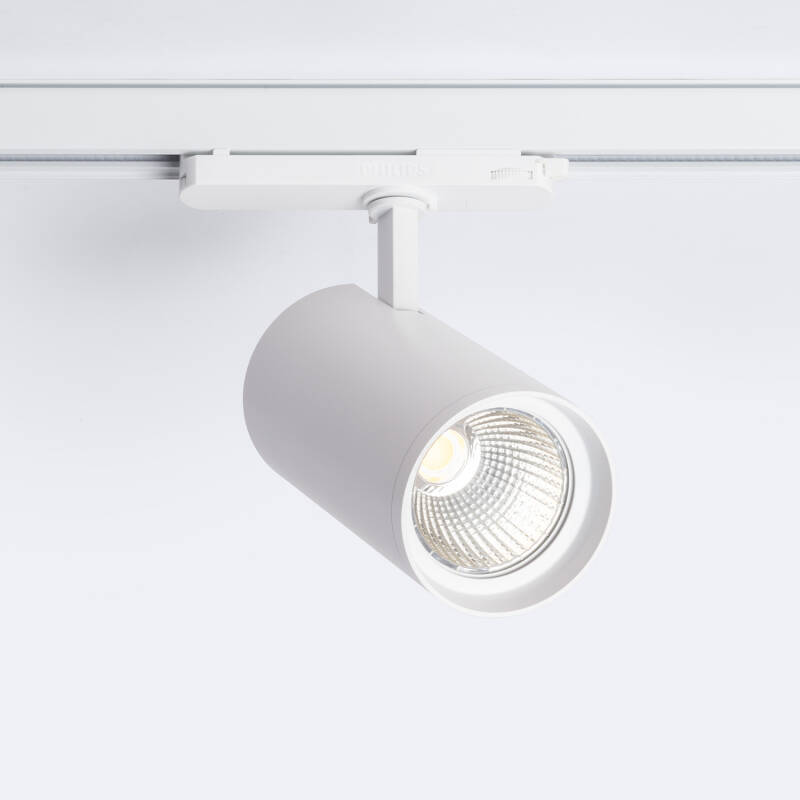 Producto de Foco Carril LED Trifásico d'Angelo 40W PHILIPS Xitanium 5000K 50º Blanco