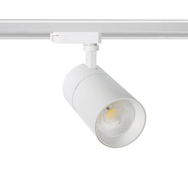 Foco Carril LED Monofásico 30W Regulable New Mallet Blanco No Flicker UGR15