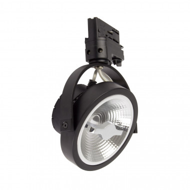 Producto de Foco Carril LED Trifásico 15W Regulable CREE AR111 Negro
