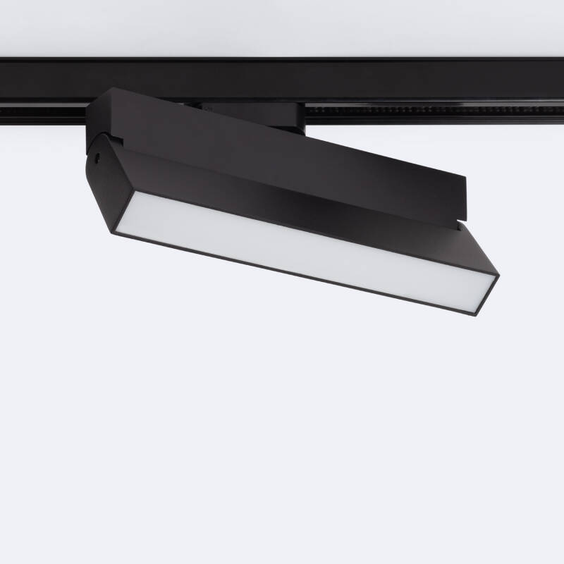 Producto de Foco Carril Lineal LED Monofásico 24W Regulable CCT Elegant Negro