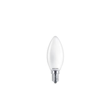 Bombilla Filamento LED E14 4,3W 470 lm BA38 Regulable PHILIPS Candle